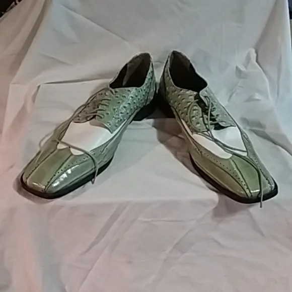 STACY ADAMS Green Mens Shoe Size 14M Shoe preowned